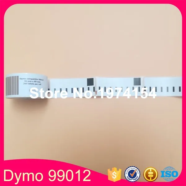 25x рулонов совместимые с Dymo Этикетки 99012 Dymo 99012 этикетка метки