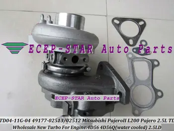 

Free Ship TD04 49177-02513 49177-02512 28200-42540 49177-07612 Turbo For Mitsubishi L200 Montero PAJERO Galloper 4D56 4D56Q 2.5L