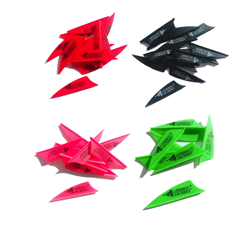 

Linkboy Archery Arrow Feather 1.75" Arrow Vanes Archery Bow Arrow Accessories Crossbow Hunting Shooting 50pcs/a lot