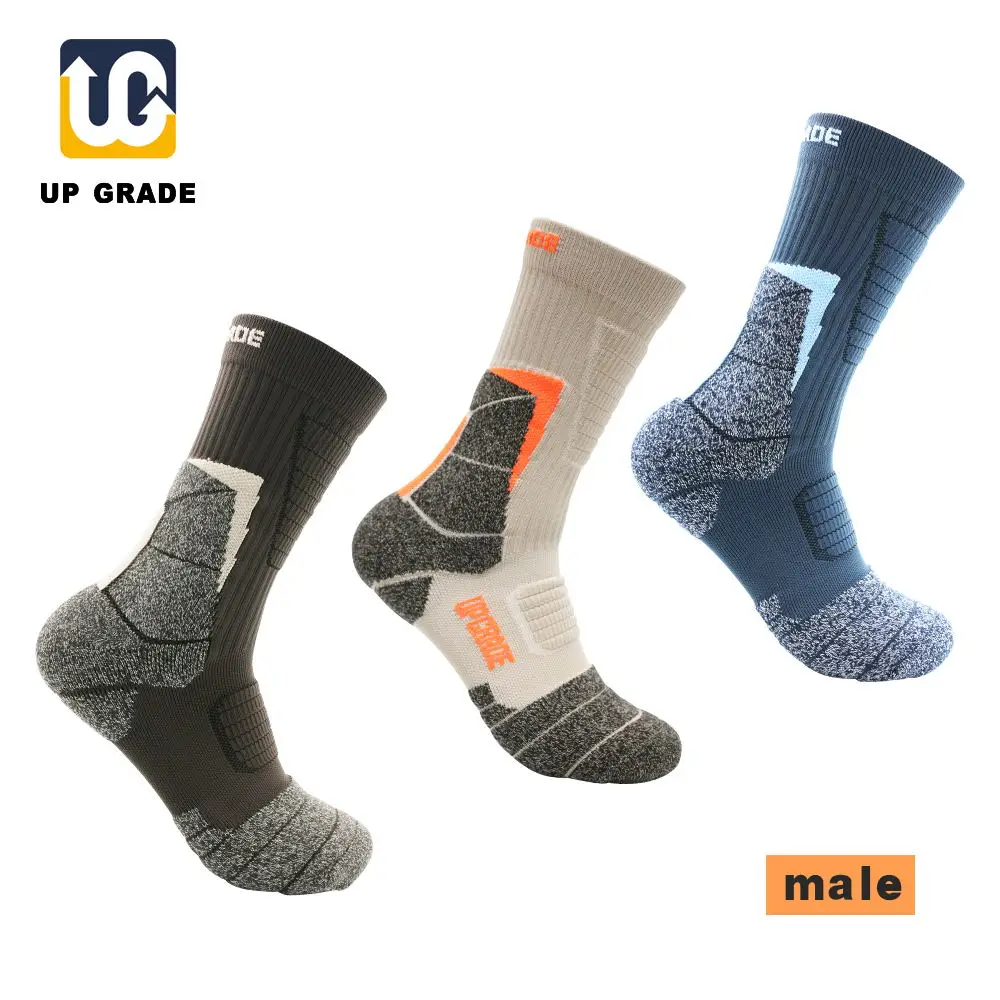 UP GRADE Climbing Stocking Sport Sock Breathable Dry Fast Cotton Outdoor Cycling Sock Gift Package calcetines ciclismo hombre