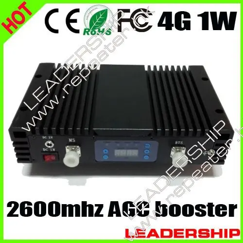 

Free shipping LTE-26 RF 4G 2600mhz 1watt wireless AGC LCD cellular mobile/cell phone signal repeater booster amplifier detector