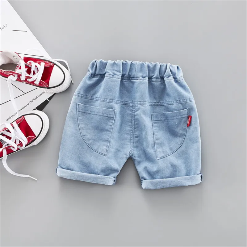 

6M-4T Summer Little Boys Shorts Kids Clothes Spodenki Bottom Girls Jeans Children Clothing Baby Jeans Denim Shorts Boy Trousers