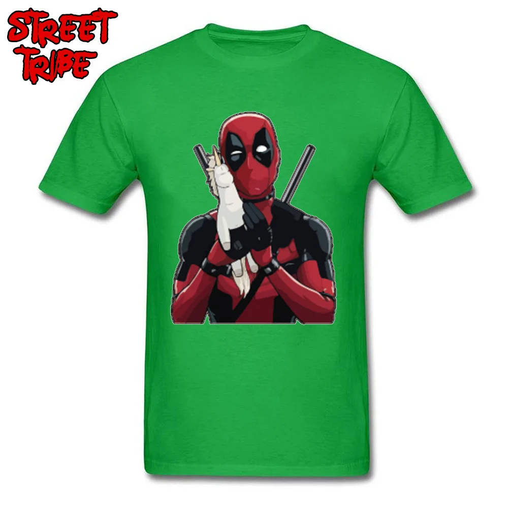 Adults New Deadpool Skull Superhero Marvel print short sleeve black t-shirt//Top