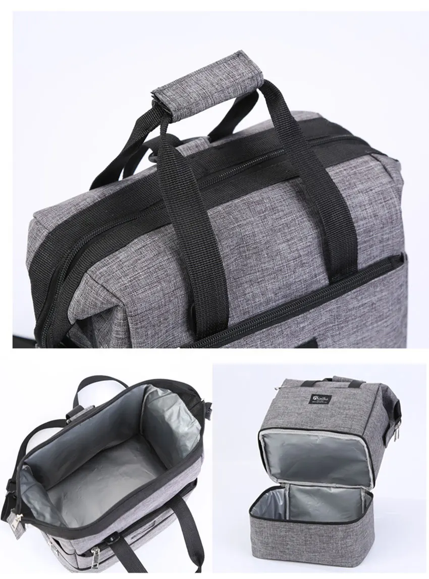 IUX водонепроницаемые Изолированные сумки для обедов Оксфорд для путешествий необходимый мешок для пикника унисекс термальная коробка для обедов коробка для еды аксессуары снаряжение