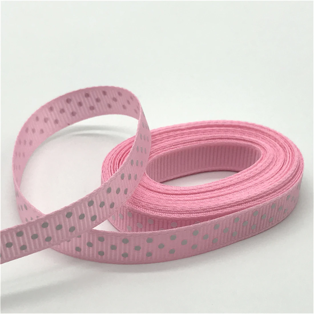 Ribbon Decoration Ribbon Supplies Grosgrain Ribbon Christmas Ribbon Sewing Ribbon 5yards/lot 3/8'' 10mm Grosgrain Ribbon Printing Polka Dot Hair Bow Party Christmas Wedding Decoration