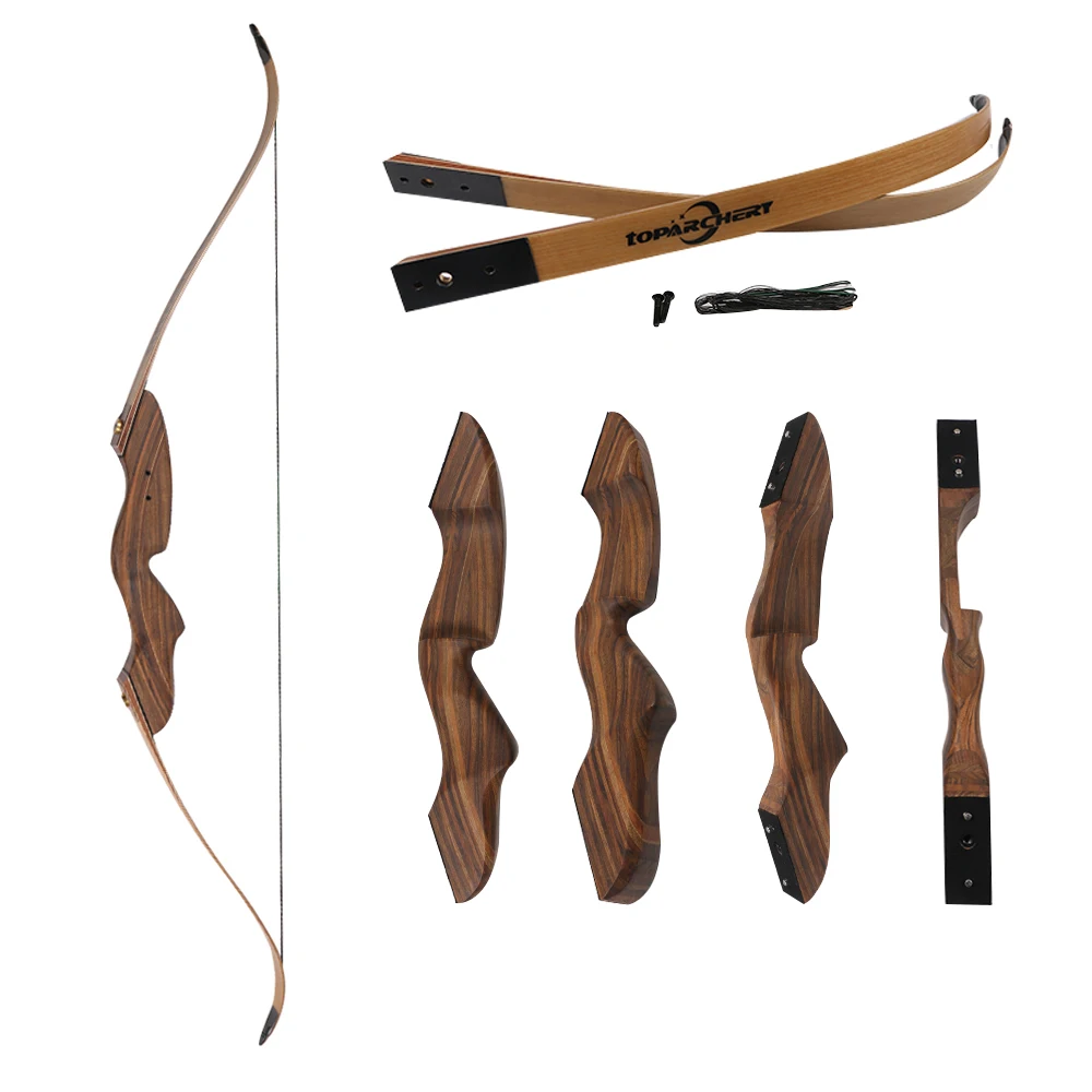 

Professional 40~50lbs Recurve Bow for Right Hand Wooden Archery Bow Outdoor Shooting Hunting Bow Accessories Sports Blind & Tree