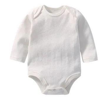 

DHL 50pcs Baby Bodysuits Bodie For Babies White Coverall Bebies Costume 100% Cotton Jumpsuits Newborn Clothes