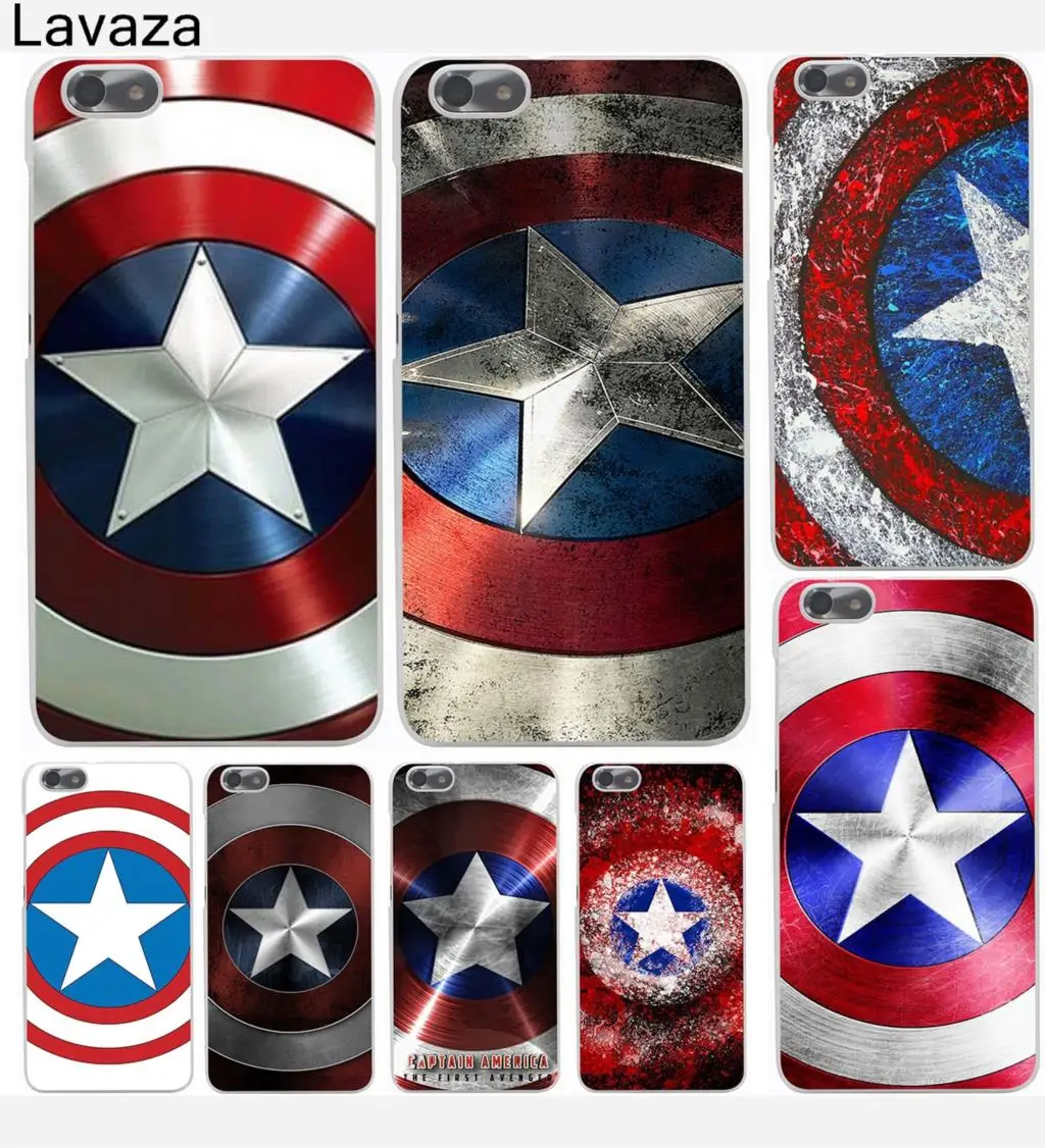 

Lavaza Marvel Hero Captain America Hard Phone Cover for Huawei P8 P9 P10 P20 P30 Lite Plus P20 P30 Pro P smart 2019 Case