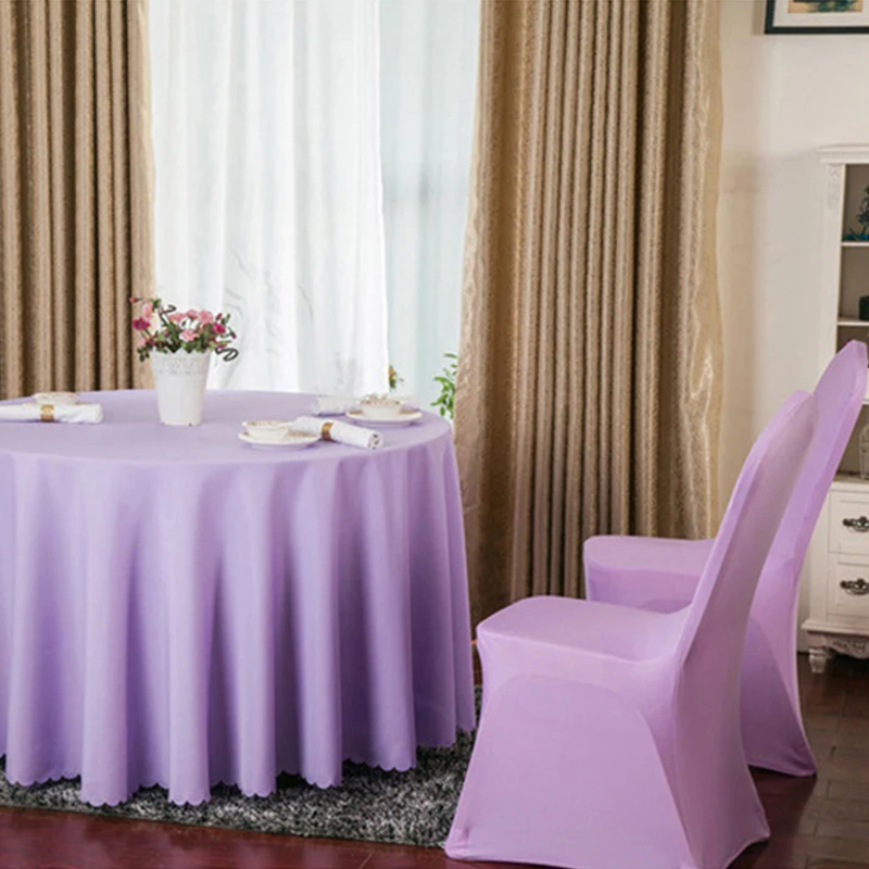 

New Solid Color Removable Chair Cover Stretch Elastic Slipcovers for Home Restaurant Weddings Banquet Folding Hotel Chair Cover