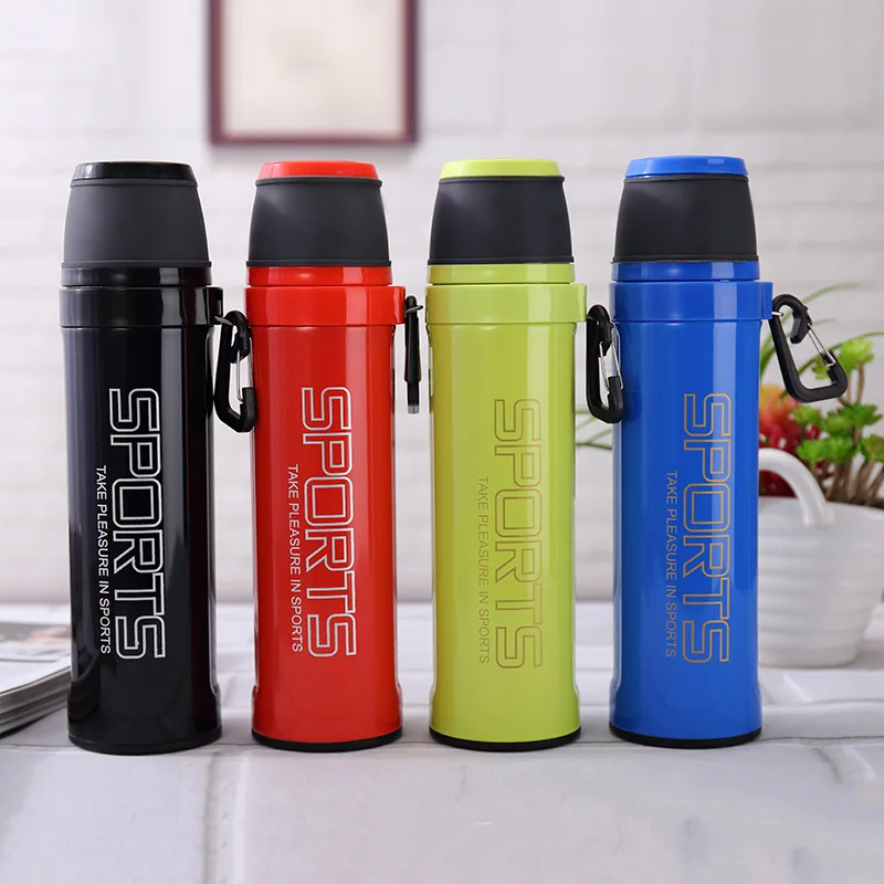 High Quality Double Layer Metal Stainless Steel Bike Bicycle Sports Water Bottles Outdoor