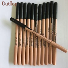 Красивая девушка Горячая 12 шт. Многофункциональный черный карандаш для бровей+ консилер карандаш 27 октября