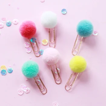 

24pcs Cute color ball pill metal bookmarks for books accessories paper memo office clips Stationery items school supplies A6108
