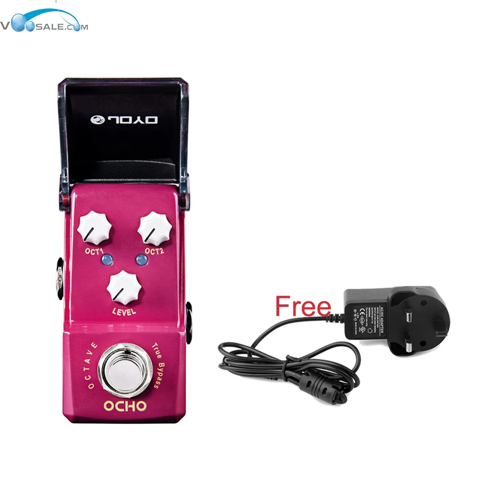 

JOYO JF-330 OCHO Effects Guitar Pedal OCTAVE JF330 Pedals Monophonic Mini Guitar Effect Pedal and Guitar Cable Connector