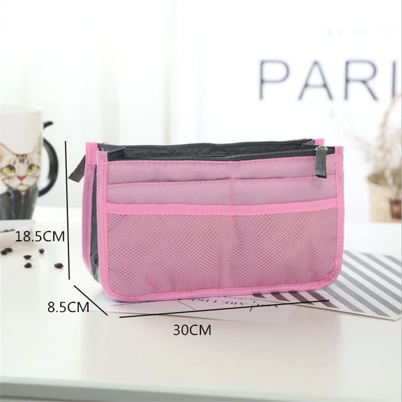 Women's Cosmetic Bag Travel Insert Organizer Toiletry Make Up Case Ladies Wash Storage Bag Portable Beauty Pouch Female Tote