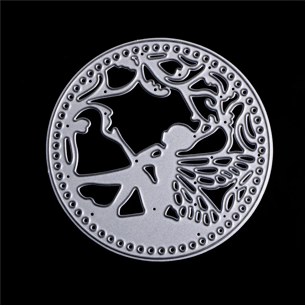 DIY Flower Round Fairy Metal Cutting Dies Stencil Scrapbooking Photo Album Card Paper Embossing Craft