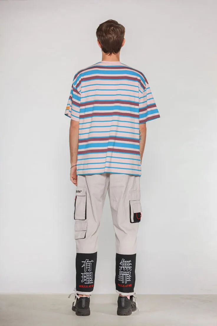 Retro Multi Striped Tshirts 8