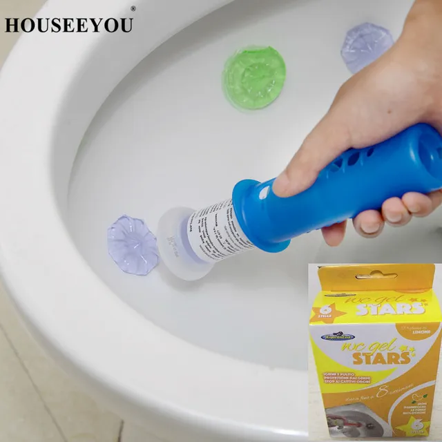 HOUSEEYOU WC Gel Toilet Cleaner Jenis Jarum Anti bakteri