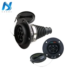 16A 32A Тип 2 EV Автомобильная боковая розетка на входе Электрический разъем транспортного средства соответствует стандарту 62196 IEC кабель для зарядки аккумулятора с евровилкой зарядное устройство