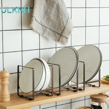 

Japan Style Iron Kitchen Shelf Tableware Drain Rack Multi-function Can Receive Bowl Plate Up and Down Two Layers Kitchen Storage