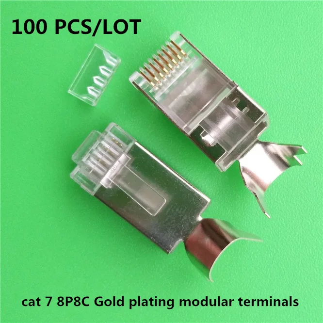 cat 7 8P8C золотое покрытие модульные