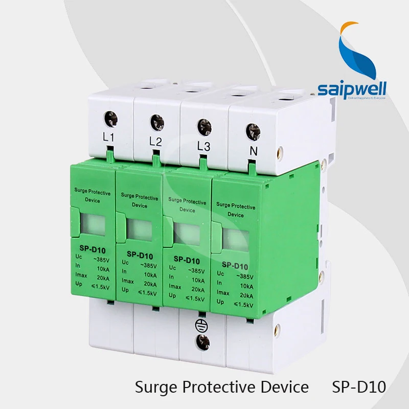 

(SP-D10) House Surge Protective Device/ Low-voltage Arrester Device 10KA~20KA ~385VAC