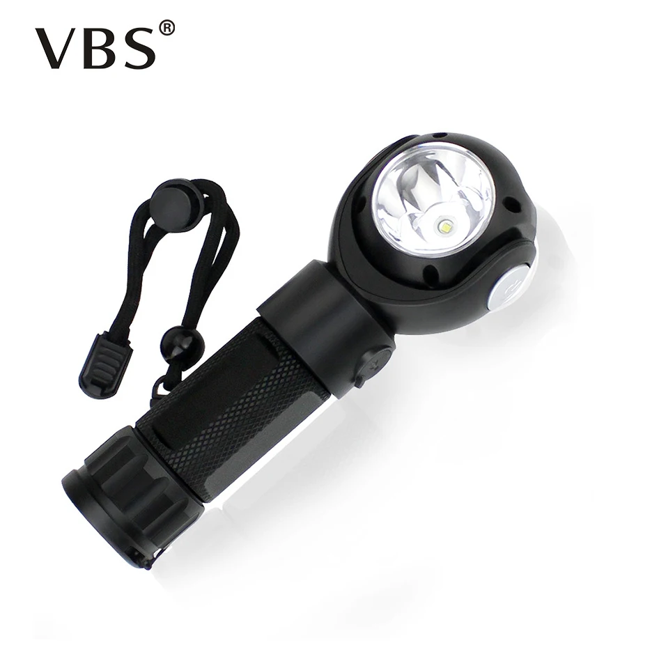 

Led Flashlight Cob Work Rechargeable Light Creative Portable Lighting 360 Degree Rotating Flexible Lamp Head Tactical Flashlight