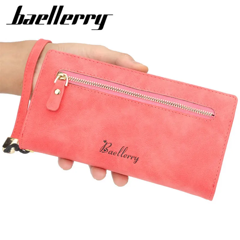 Новый модный длинный женский кошелек Baellerry из искусственной кожи держатель для