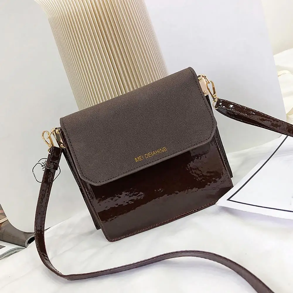 

bag women summer new hot Messenger Scrub Wild bag leather Chain Rivet Bag Shoulder Bag crossbody bags for women bolsos mujer@