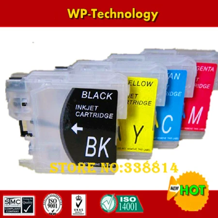 

Empty Refill cartridge suit for LC38 LC61 LC65 LC67 LC980 LC1100,suit for Brother DCP145C/165C/185C/385C/585CW etc