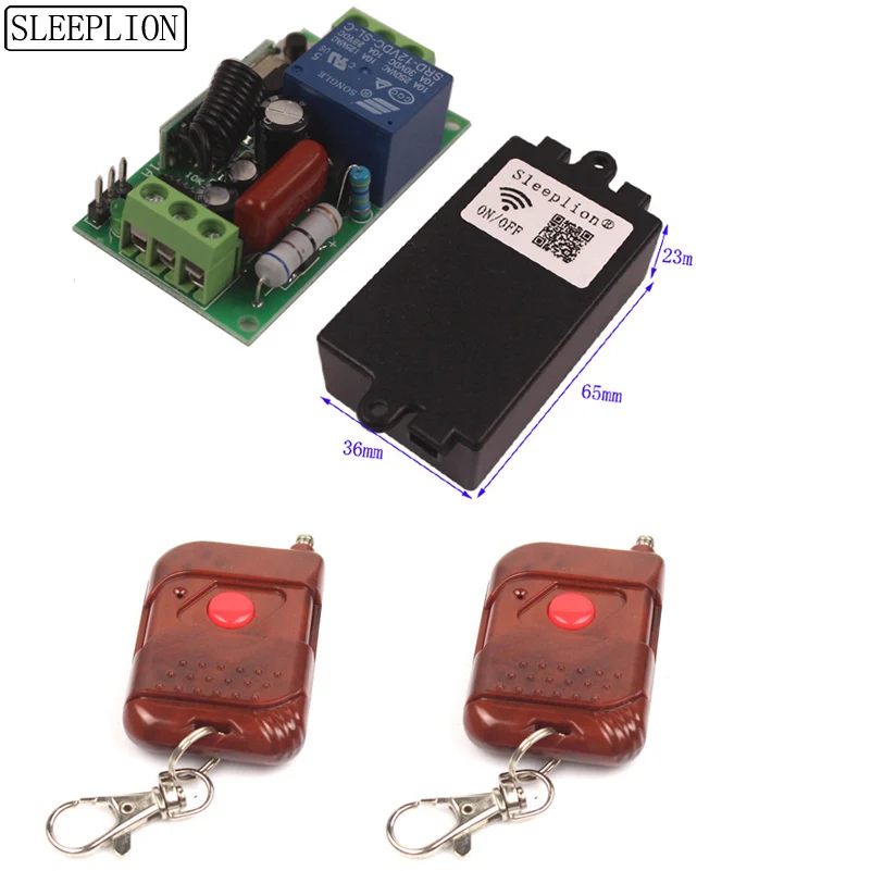 Universal 220V 433MHz Remote Control Light Switch Wireless Indoor Outdoor Remote Control Switch 110V 220V 315MHz-2
