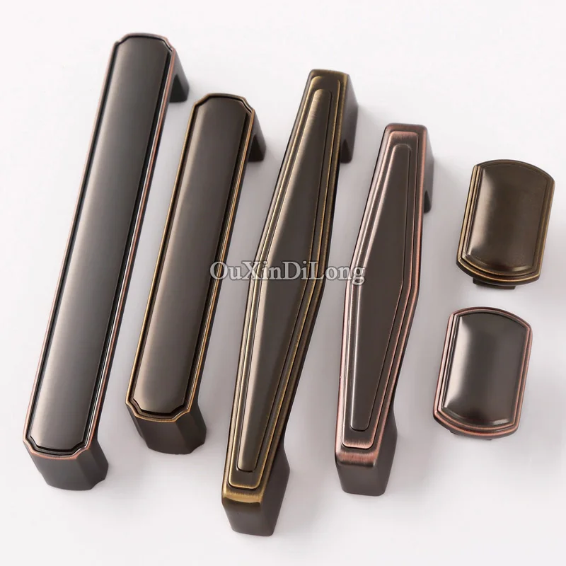 

Top Designed 10PCS European Retro Style Kitchen Door Furniture Handle Cupboard Drawer Wardrobe Wine Cabinet Pull Handles & Knobs