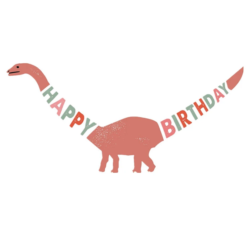 Вечерние джунгли для маленьких мальчиков С Днем Рождения флаг баннер воздушный шар с динозавром динозавр тематические вечерние украшения сувениры