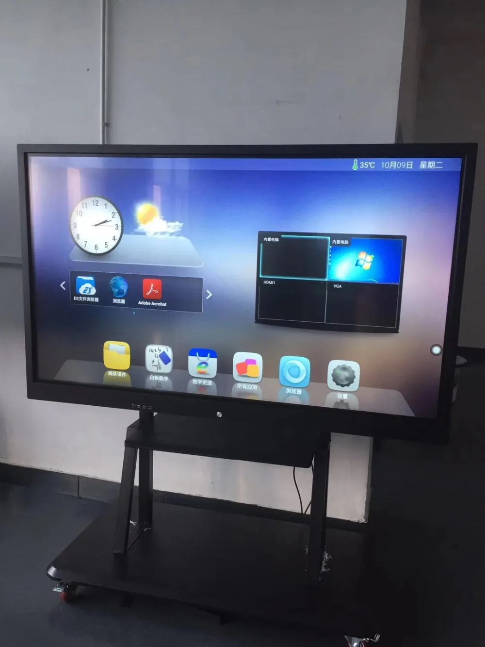  LED TV funktion 43 49 55 65 zoll LCD Social Media lehre Display Kiosk/Digital Signage/touch bildsch