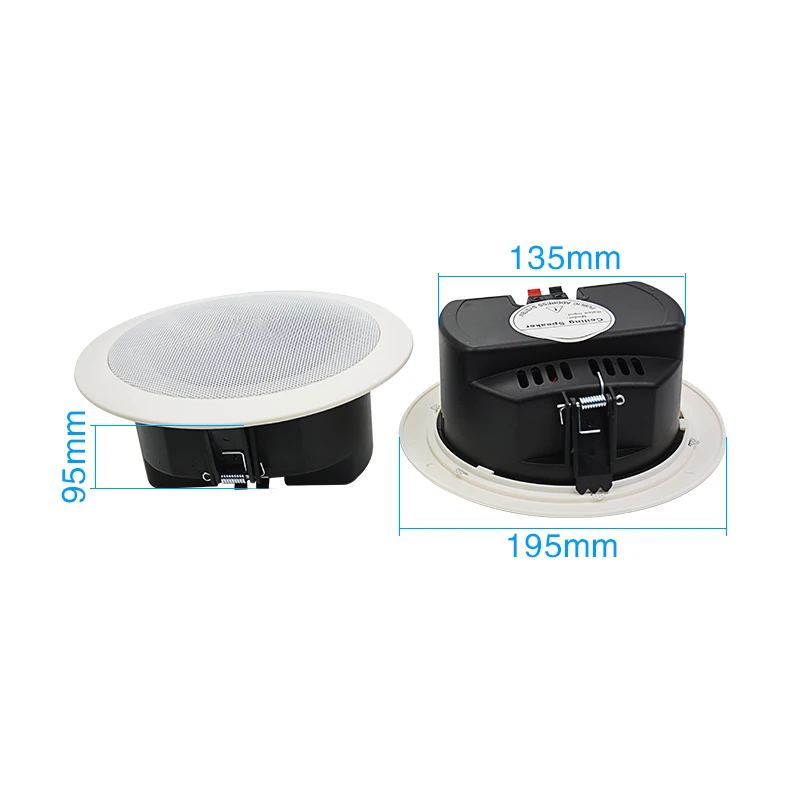 AIYIMA 2Pcs 5.5 Inch Ceiling Audio Sound Speaker