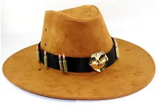 Шапка McCree Jesse McCree; костюм для косплея; ковбойская шляпа; шляпа для косплея - Цвет: color 1