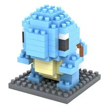 Pokemon Comics Pet Squirtle LOZ Diamond Blocks Building Blocks Miniature Minifigure Toy Baby Toys for Girls Toys for Children