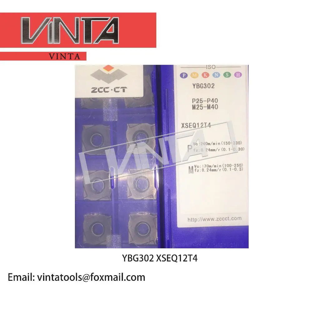 Freeshipping10pcs/коробка YBG302 XSEQ1202 XSEQ1203 XSEQ12T3 XSEQ1204 XSEQ12T4 ЧПУ вкладыши для твердосплавного фрезерования лицо и Бокорезы SMP01