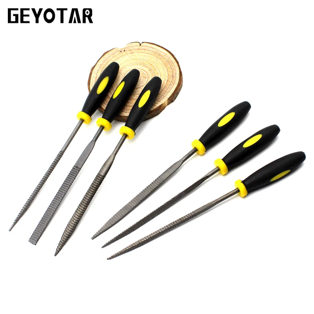 Buy 6pcs Mini Needle Files set Wood Carving Tools
