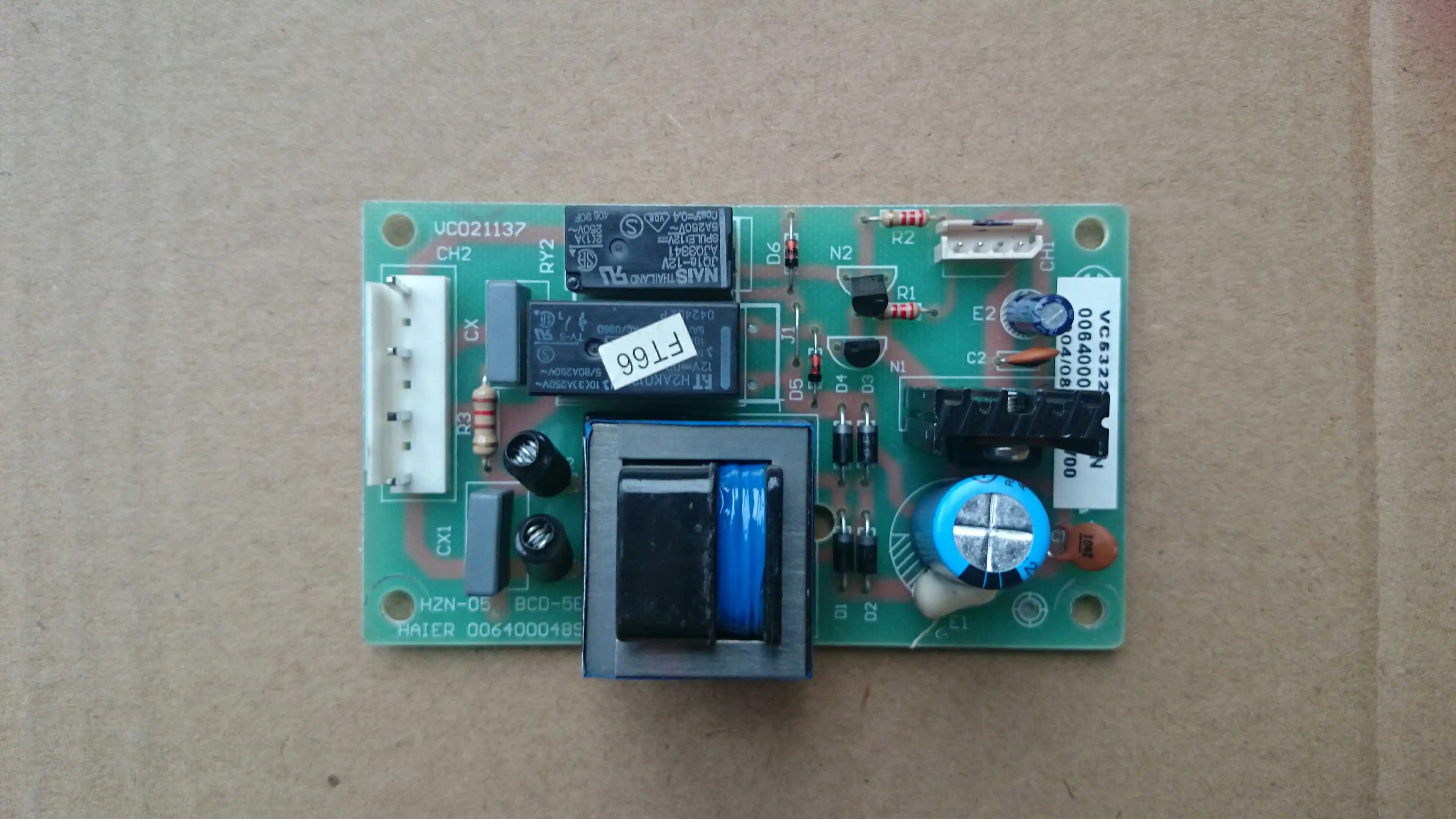 

Haier refrigerator power main control board 0064000489 for the Haier refrigerator BCD-163E/B, 163E/C