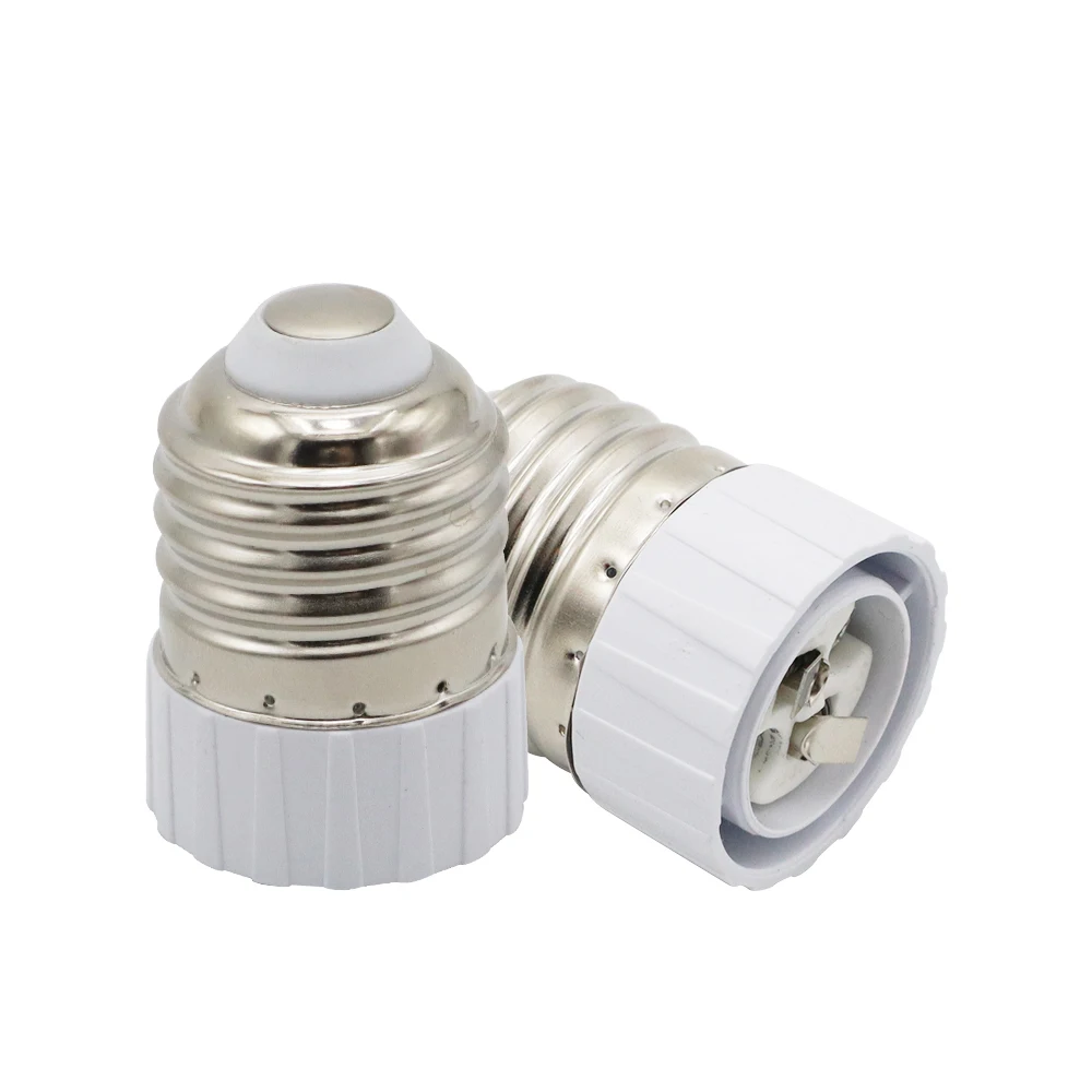 Lamp Holder Converter 2 Pieces/lot E27 E40 E14 B22 T5 T8 2G11 GU5.3 MR11 MR16 US EU Plug Socket Adapter