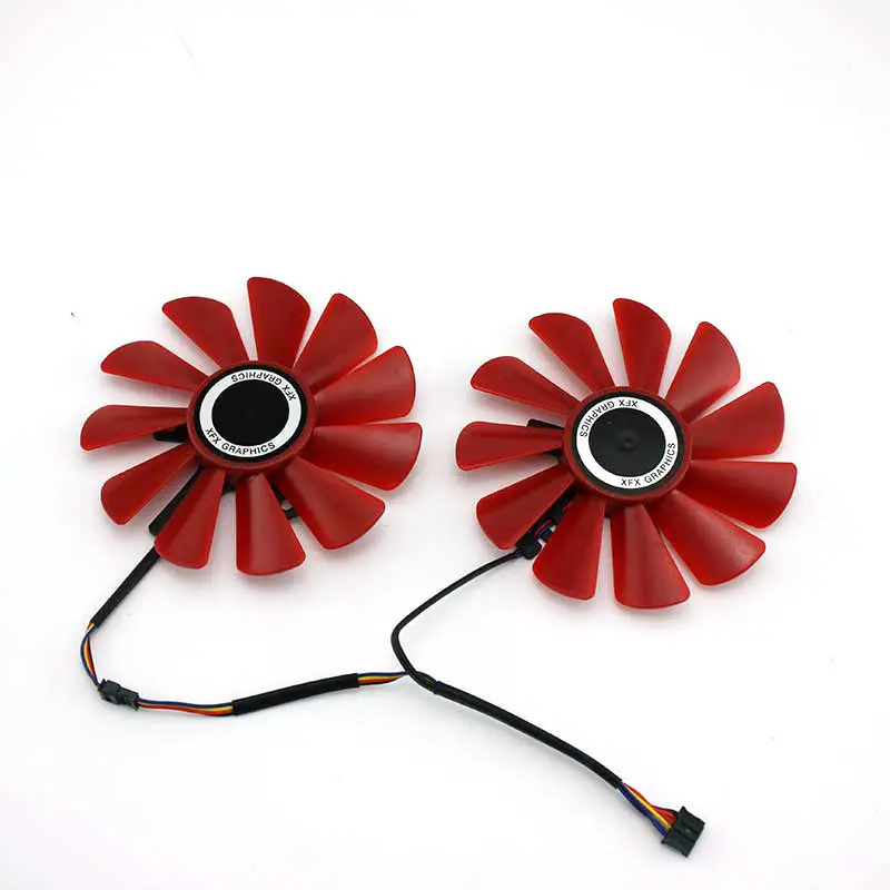 Original for XFX RX 570 580 Video Graphics card cooling fan Only fans Not card.