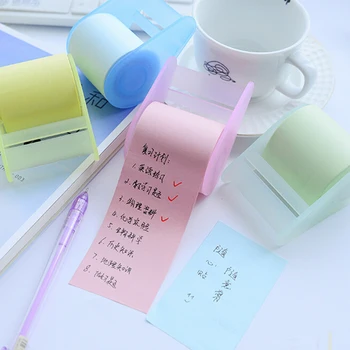 

cute stationery Memo Pads Belt adhesive tape holder sticky note Creative notes Self Stick Notes Writing pads