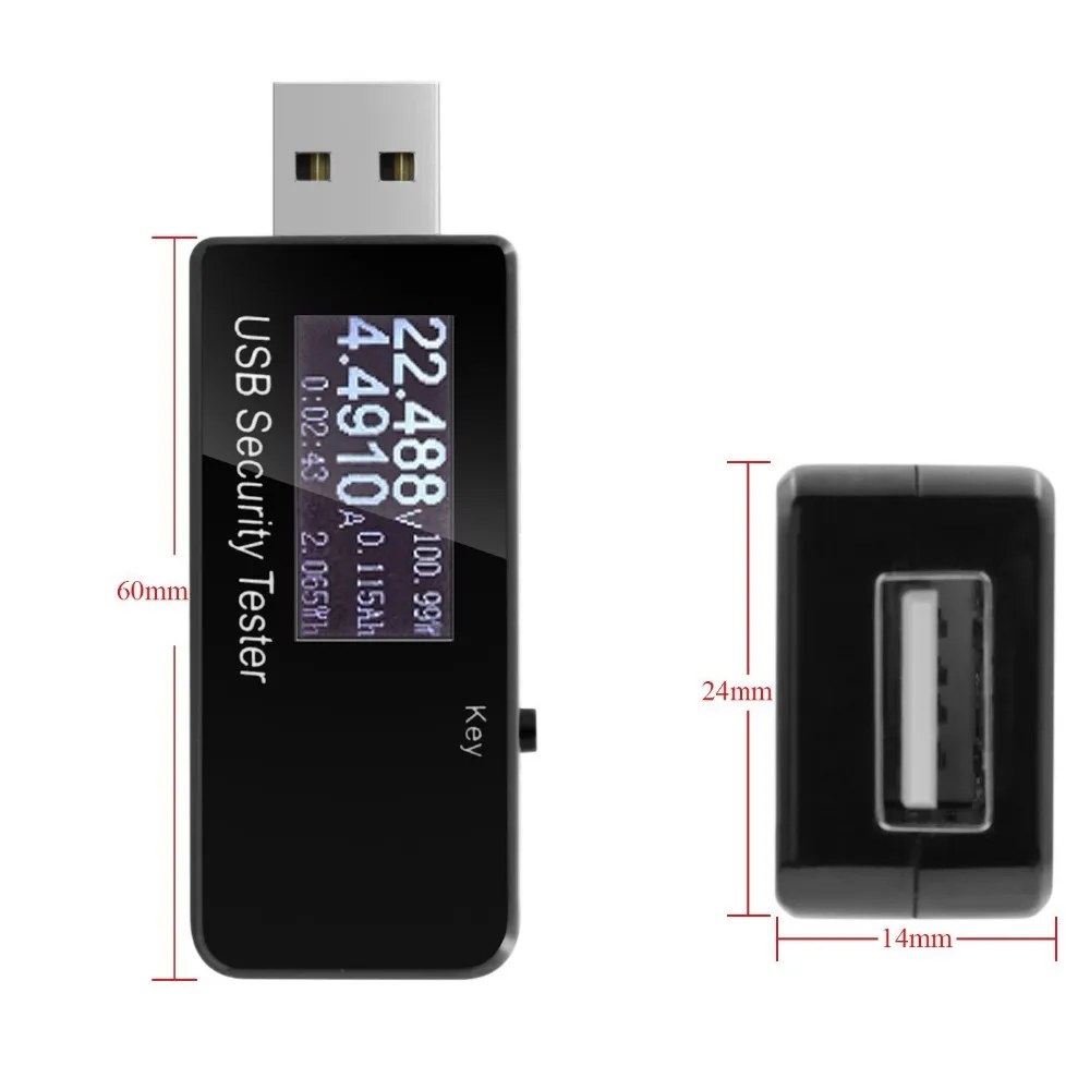 USB тестер 3 V-30 V Ток Напряжение Зарядное устройство Ёмкость доктор qc2.0/3,0 быстрое зарядное устройство power bank вольтметр