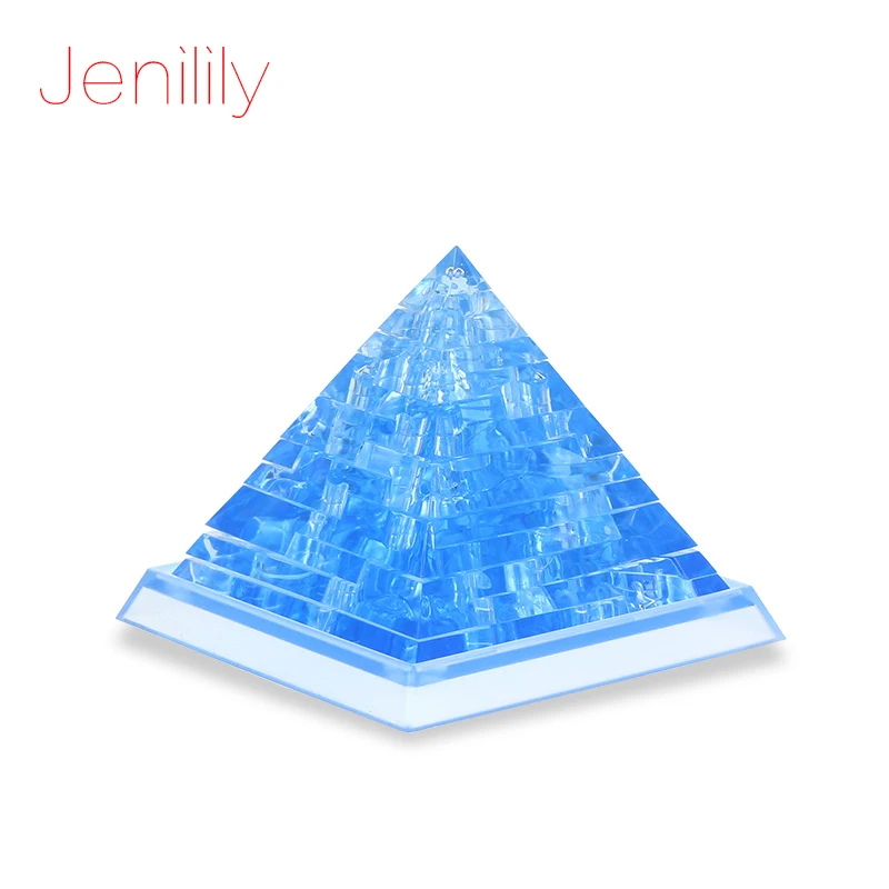 

42pcs 3D Puzzle Jigsaw Model DIY Pyramid Intellectual Toy Furnish Gadget Children Educational Toys Gift for Kids