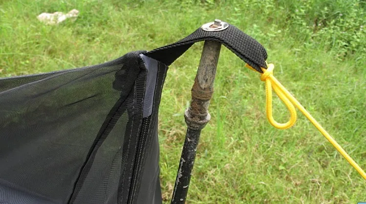 Acampamento ao ar Tenda com Mosquiteiro Individuais de Viagem sem Qualquer Verde do Exército Ultraleve Livre Verão Pessoas Tendas Pólos Fundo 600g 1-2 8 High Quality Esporte e Lazer
