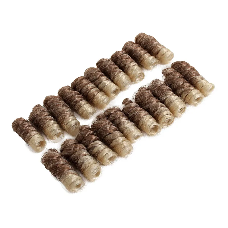 

Eunice Hair 10-20 inch Crochet Braids Ombre Spring Twist Hair Synthetic Hair Extensions Braids burgundy/gray/brown/613