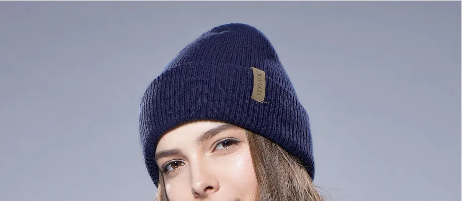 FURTALK Женщина Шерсти Вязать Шапочки Hat Манжеты Шапочка Смотреть Cap Весна Череп hat Зимняя шапка