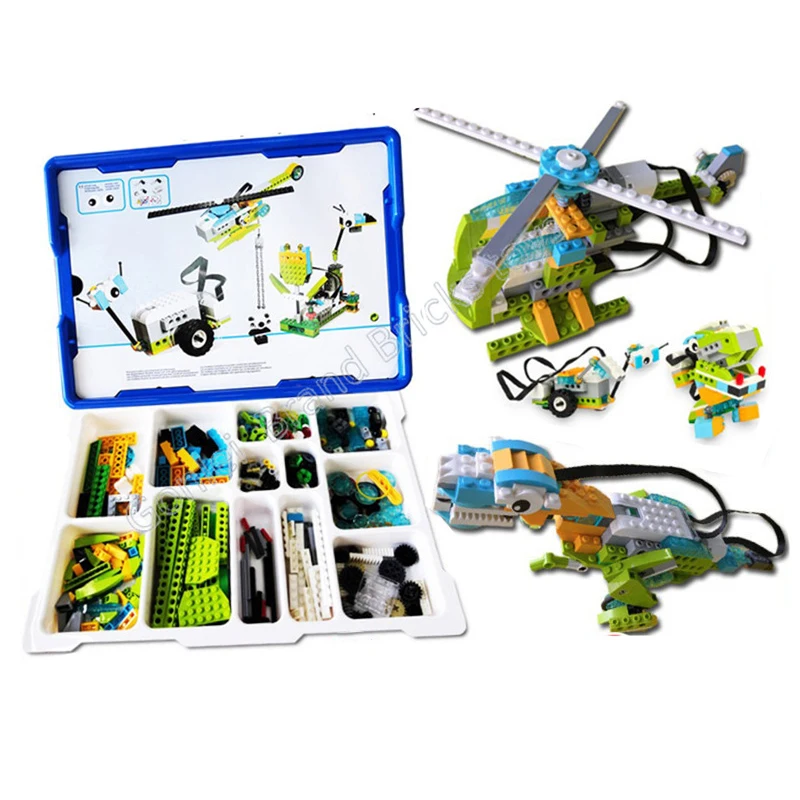 Технические детали совместимы с Wedo2.0 Обучающие функции diy части 45300 WeDo 2,0 Набор строительных блоков DIY игрушки подарки