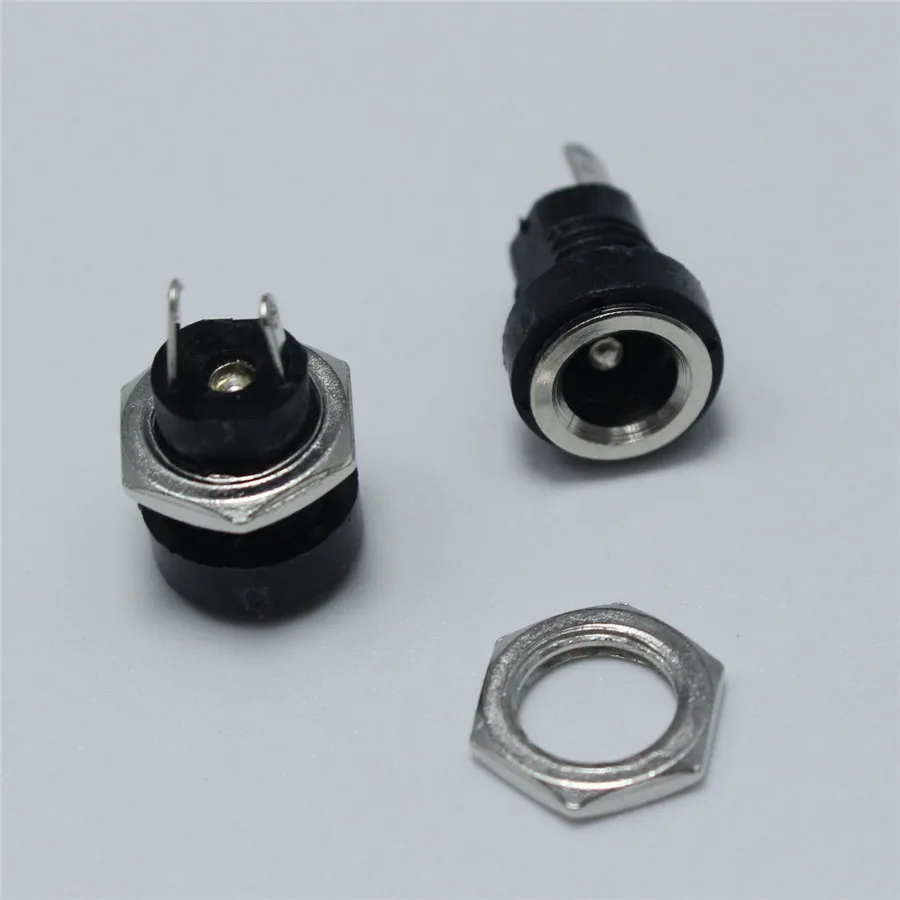 5 шт. адаптер питания постоянного тока 5*2 1 мм/5 5x2 мм DC_022B|connector dc|5.5*2.1mm connectorpanel mount