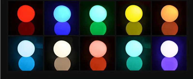 Светодиодные лампы E27 RGB светодиодный лампы 30 Вт RGB светодиодный настенный светильник 85-265 V Светодиодный фонарь разноцветный с 24-мя клавишами РЧ пульт дистанционного управления Управление Люстра для Гостиная